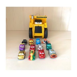 Disney Pixar Cars Micro Drifters Colossus XXL Car-Chomping Dump Truck